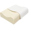 ORGANIC TEXTILES Organic Latex GOLS Certified Contour Bed Pillow with GOTS Certified Organic Cotton Cover (High-Loft, Soft)