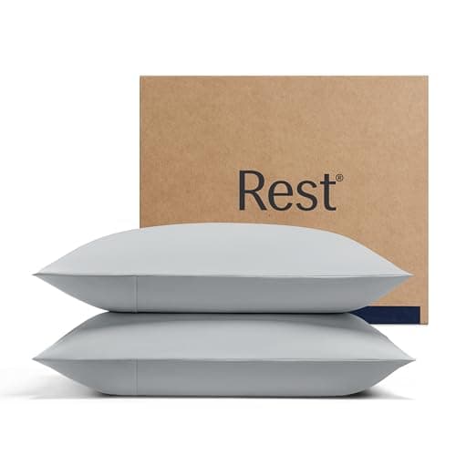 REST Evercool+ Cooling Pillowcases, Silver-Infused