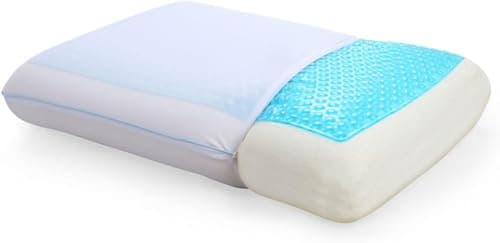Cool Gel Reversible Ergonomic Memory Foam Pillow