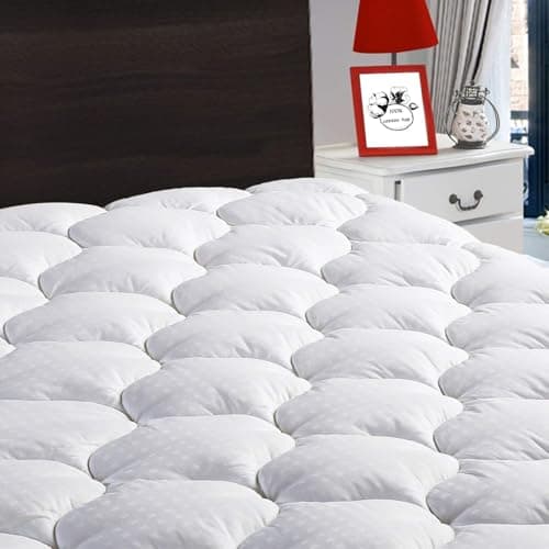 LEISURE TOWN Cotton Quilted Fitted Mattress Pad