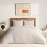 DAPU 100% French Linen Duvet Cover Set, 170 GSM