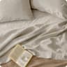 Bedsure Cotton-Linen Blend Sheet Set, 16-Inch Deep Pocket