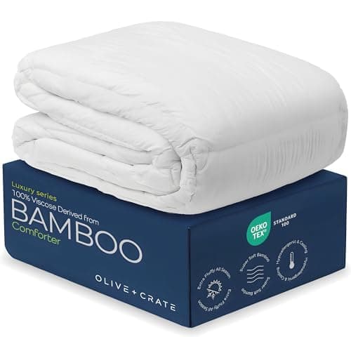 Olive + Crate Cooling Down-Alternative Comforter, Hypoallergenic
