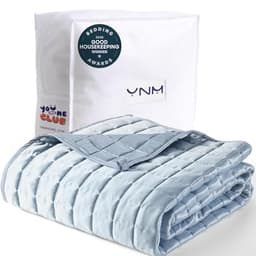 YnM Cooling Weighted Blanket, 15 lb, 100% PE Fabric