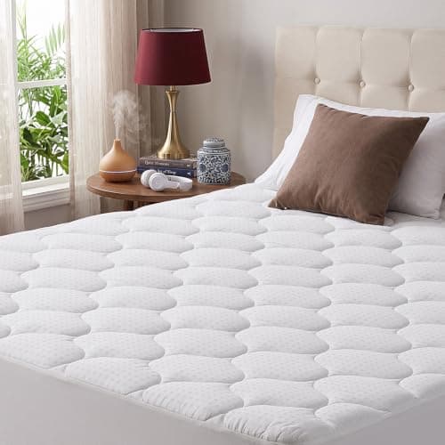 LEISURE TOWN Cotton Quilted Fitted Mattress Pad