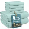 Casa Platino 100% Cotton 6-Piece Percale Sheet Set, 15-Inch Deep Pocket