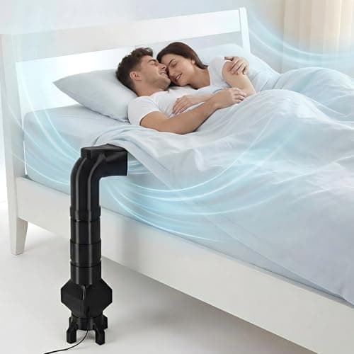 Bed Cooling Fan Under-Sheet Cooling System for Mattresses up to 25 Inches