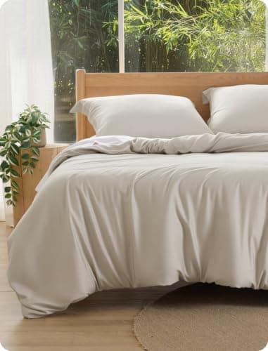 Bedsure PureWoven 100% Viscose Derived from Bamboo Duvet Cover Set