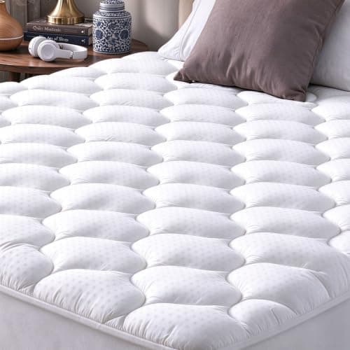 LEISURE TOWN Cotton Quilted Fitted Mattress Pad