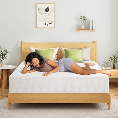 EGOHOME 10 Inch Memory Foam Mattress with Green Tea Gel