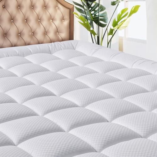 MATBEBY Quilted Fitted Mattress Pad and Protector