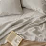 Bedsure Cotton-Linen Blend Sheet Set, 16-Inch Deep Pocket