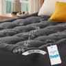 BEDLORE Viscose-from-Bamboo Thick Pillow-Top Mattress Pad