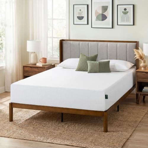 Zinus 10 Inch Green Tea Cooling Memory Foam Mattress, Fiberglass Free