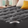 BEDLORE Viscose-from-Bamboo Thick Pillow-Top Mattress Pad