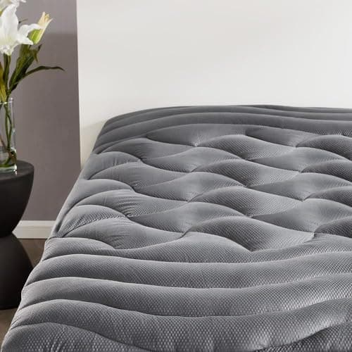 SLEEP ZONE Zoned Cool Mattress Pad Cover