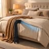 semihacker Bed Cooling Fan Under Sheets, Adjustable, for Mattresses up to 25 Inches