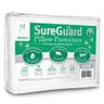 SureGuard Waterproof Zippered Pillow Protectors, Smooth Cotton, Set of 2