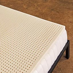 Pure Green Natural Latex Mattress Topper, Medium, 3 Inch