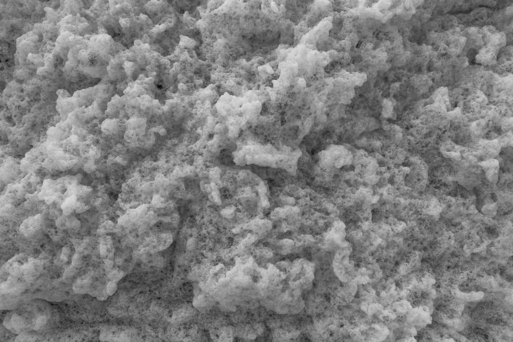 Close-up of natural latex foam texture